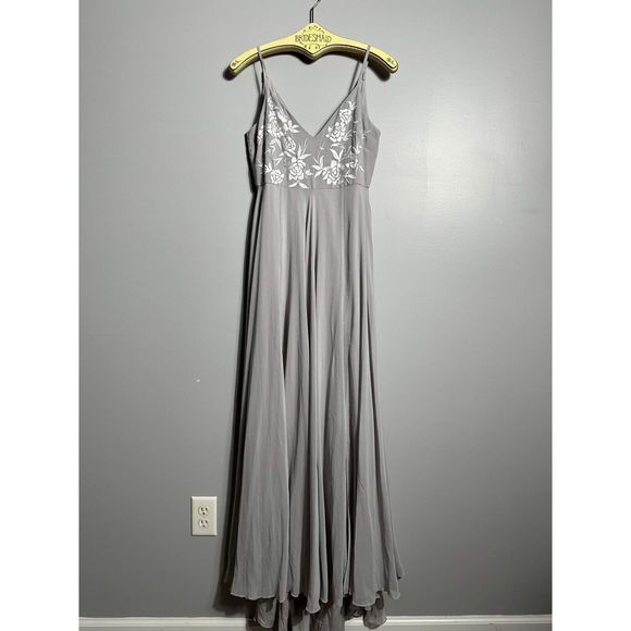 New BHLDN Sadia Floral Embroidered Maxi Dress size US